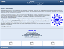 Tablet Screenshot of kfz-sprenger.de